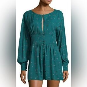 Free People Womens Love Grows Romper Jumpsuit